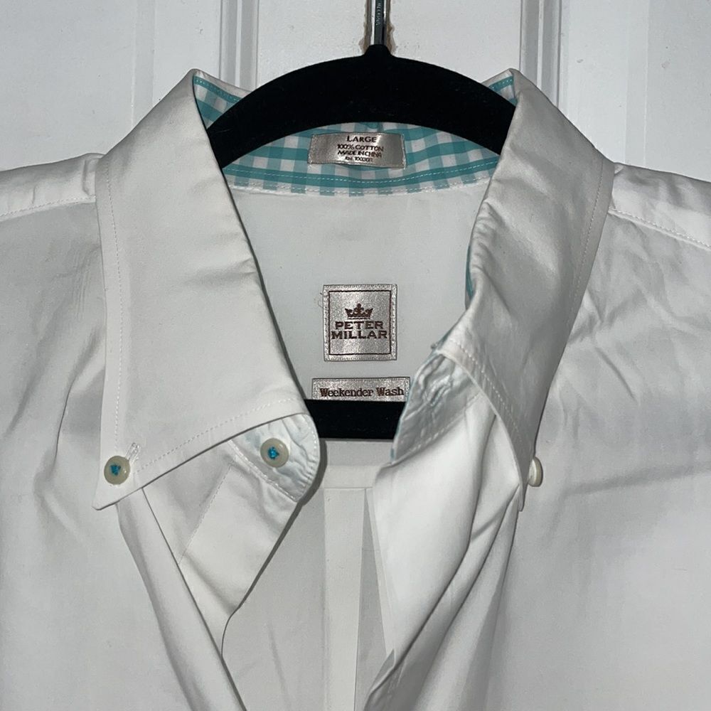 Peter Millar Weekender Wash Buttondownshirt - image 2